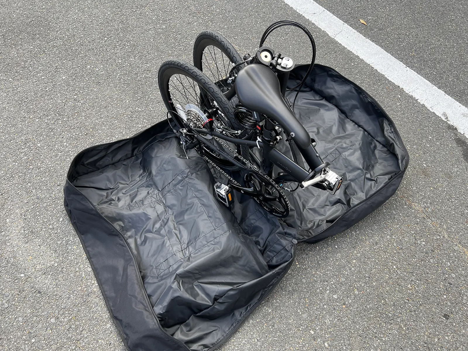 折りたたみ自転車に必須のアイテム収納袋